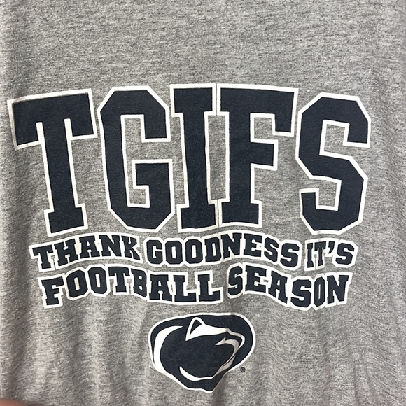 Penn State Tailgate cropped t shirt with elastic - Picture 4 of 4